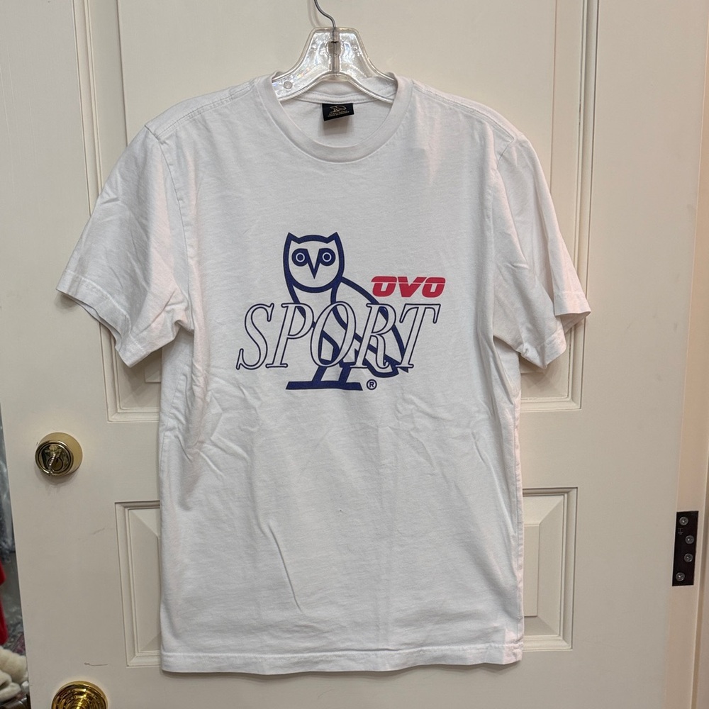 OVO White and Blue Sport Tee